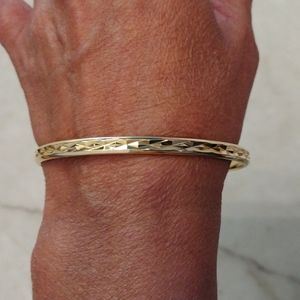Monet gold bangle bracelet.